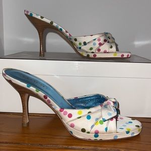 Coach Women’s Sadie Satin Mini Dot Size 6